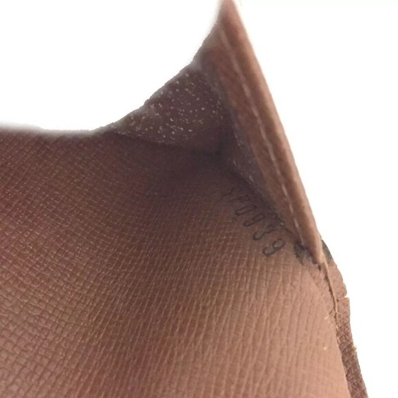 842174AD Louis Vuitton Wallet Porte Tresor Etui Papiers Trifold Brown Monogram - Picture 8 of 9